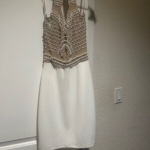 Rhinestone & Pearl Cocktail Dress